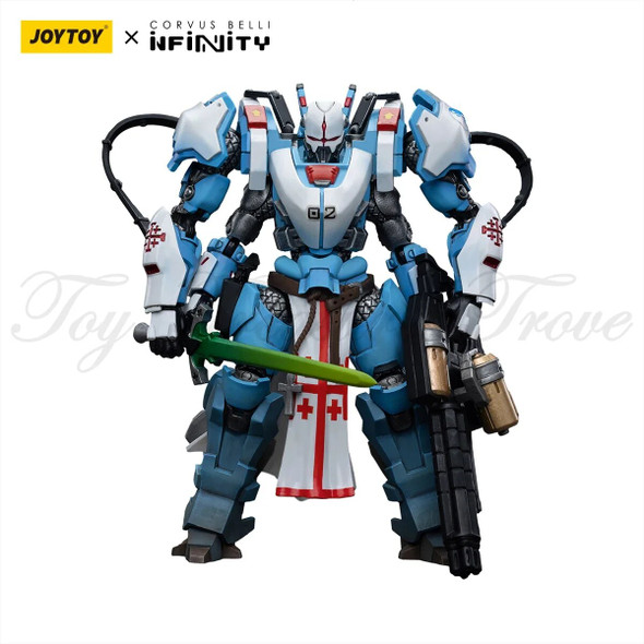 [In-Stock] JOYTOY Warhammer Infinity 1/18 Action Figures PanOceania Knight of the Holy Sepulchre Soldier Anime Military Model