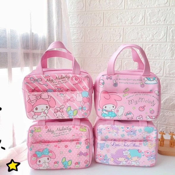 Animation Derivatives Melody Boys Girls Kids Portable Insulated Lunch Box Bags Insulated Picnic Cooler Bag Lunch Tote Ice Box