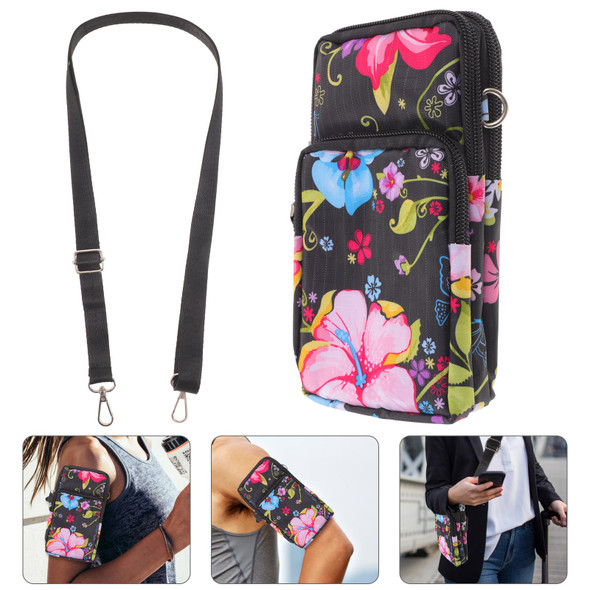 Mobile Phone Bag Outdoor Holder Multifunction CellPurse Cross Body For Women Wallet Money Storage Pouch One-shoulder Handbag