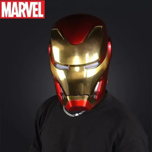 Mk50 1:1 Wearable Helmet Rc Marvel Iron Man Voice-activated Deformation Around Figures Animation Derivatives Model Toy Gift