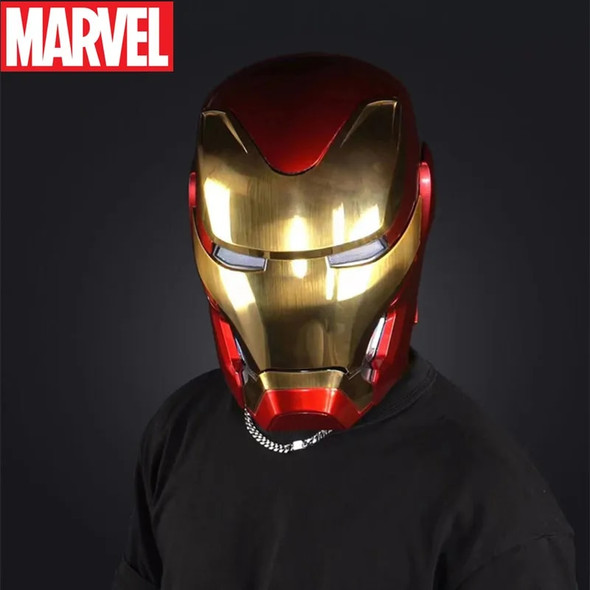 New Marvel Iron Man Mk50 1:1 Wearable Helmet Voice-Activated Deformation Around Figures Animation Derivatives Model Toy Gift New Marvel Iron Man Mk50 1:1 Wearable Helmet Voice-Activated Deformation Around Figures Animation Derivatives Model Toy Gift