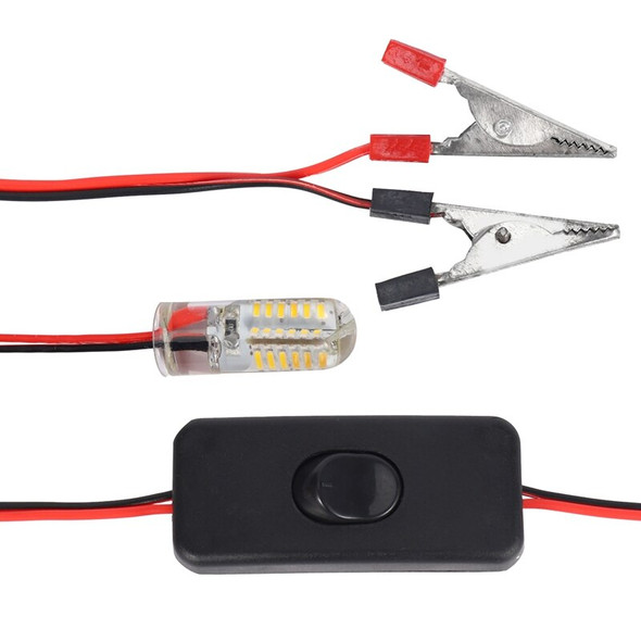 Underwater Night Lights 48 Leds Attract Fish Fishing Lighting 12V Flashing Bait Lamp