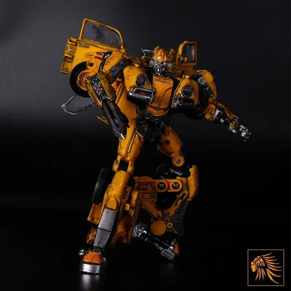 Hot Toys Transformers Repainted Version Taiba Battle Damage 6001-3s Ys03s Transforming Bumblebee Beetle Model Figure Robot Gifts