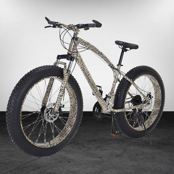 26 Inches 21 Speed Bicycle  Snow Beach Off Road Bike  Shock Absorption