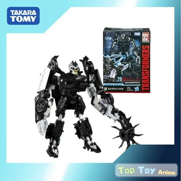 Original Transformers Studio Series SS28 BARRICADE Deluxe Class Action Figures Transformable Model Kit Gifts Toys for kids