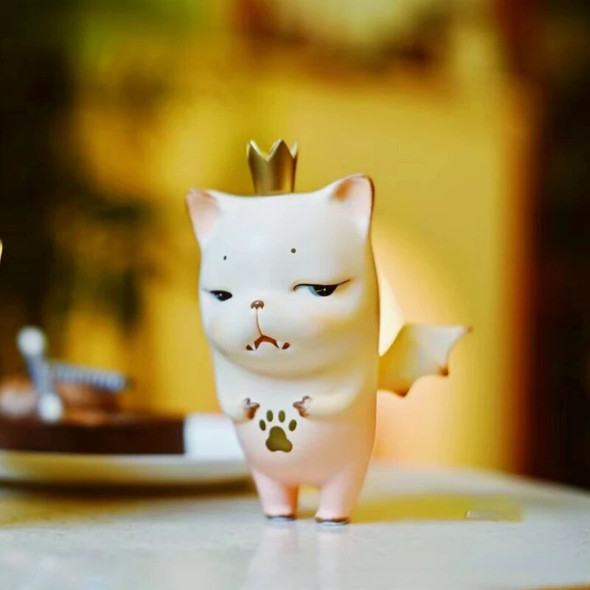 Sooya Baby Boo Bat Cat Figure Toy with Evil Wing Emotion Doll Fantasy Trendy Girl Figurine Designer Toys Collection