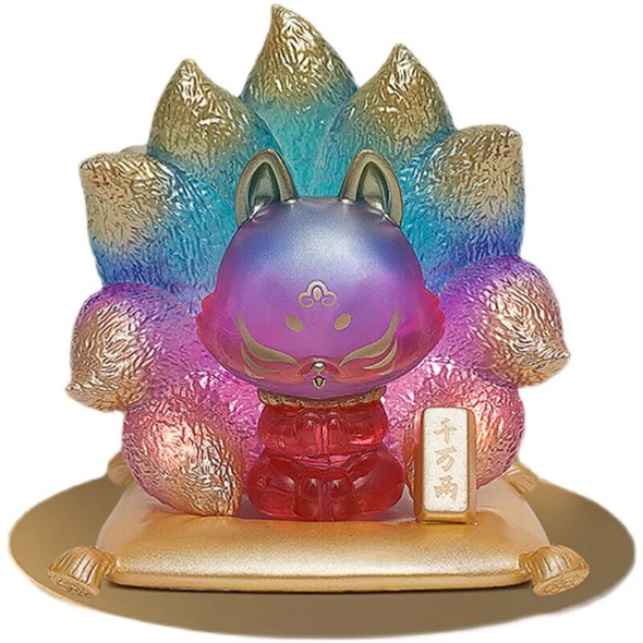 Fairy Fox Blind Box Action Figure Fox with Wings Colorful Trendy Figurine Cute Model Ornament Art Toy Fantasy Decoration Gift