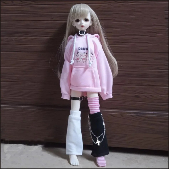 30/45/60cm Doll's Clothes Suit for 1/6 1/4 1/3 Bjd Doll Sweater Leg Sets Girl Toys Dress Up Play House Doll Accessories, No Doll