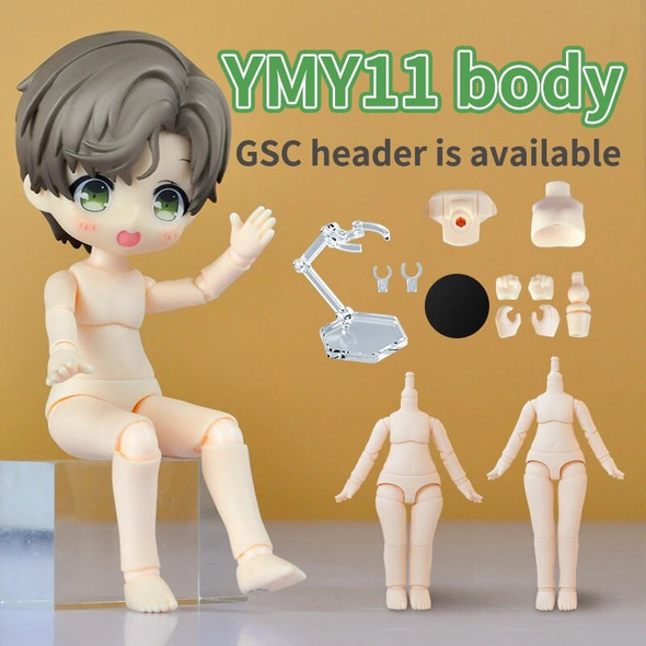 NEW YmY Ob11 Doll Body for Gsc Head 1/12bjd Obitsu 11 Repories Replacement Joint Hand nendoroid Toys Accessories