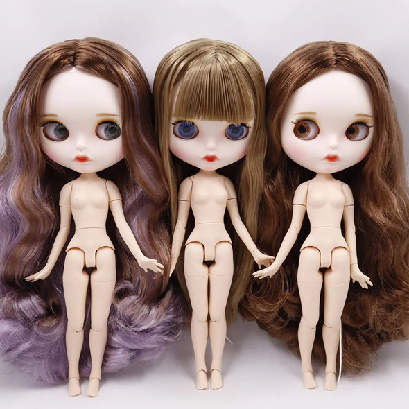 ICY DBS Blyth Doll No. 4 curved lips Custom Matte face with eyebrow Joint body 1/6 bjd anime ICY DBS Blyth Doll No. 4 curved lips Custom Matte face with eyebrow Joint body 1/6 bjd anime