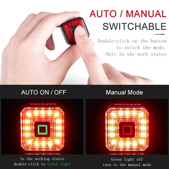 Giyo Smart Bicycle Brake Light Tail Rear Usb Cycling Light Bike Lamp Giyo Smart Bicycle Brake Light Tail Rear Usb Cycling Light Bike Lamp