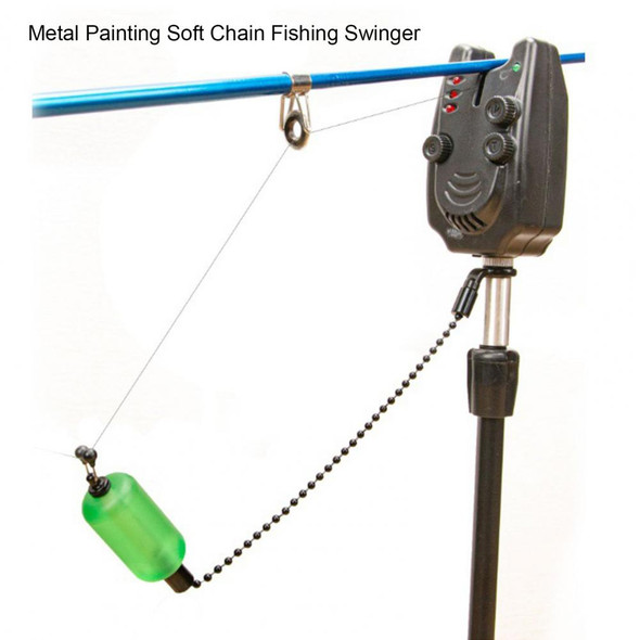 Fishing Bait Alerter Iron Fishing Swinger Drop-resistant Practical Silent Night Fishing Bite Swinger Alarm Fishing Gear