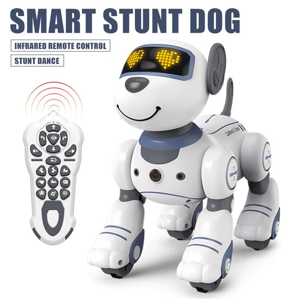 Electric Remote Control Toy Dog Simulation Toy Electronic Pet Dog Programmable Touch Sensing Electronic Stunt Machine Dog