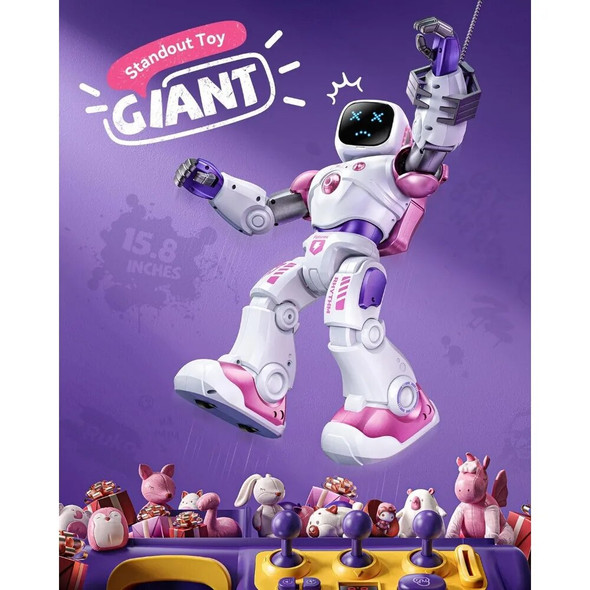 Smart Robot Toys for Kids, Large STEM Programmable Interactive RC Robot with Voice Control