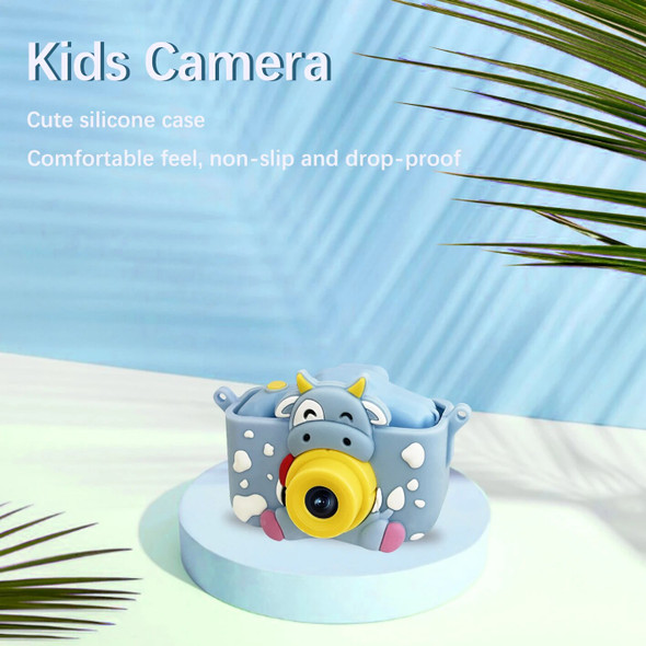 Kids Digital Camera Toys 1080P HD Photo Video Camera with 32GB Card Cartoon Cute Silicone Case for Girls and Boys Birthday Gifts