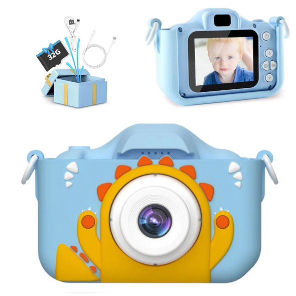 Kids Camera Toys Mini HD Digital Video Selfie Cameras Portable Outdoor Photography Educational Toy For Children Gifts