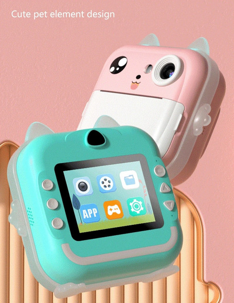 Kids Instant Camera Mini Thermal Printer Video Digital Video Camera Instant Print Digital Camera Educational Toys With 32G Gift Kids Instant Camera Mini Thermal Printer Video Digital Video Camera Instant Print Digital Camera Educational Toys With 32G Gift