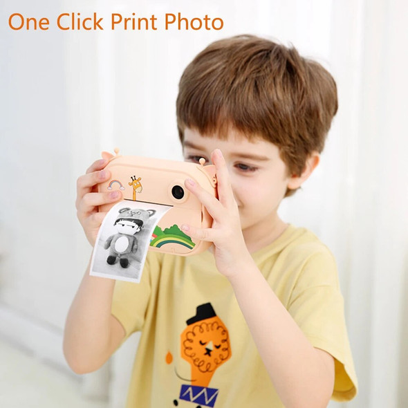 Kids Camera Instant Print Children's Toy Digital Photo Selfie Video Girls and Boys Christmas Birthday Gift