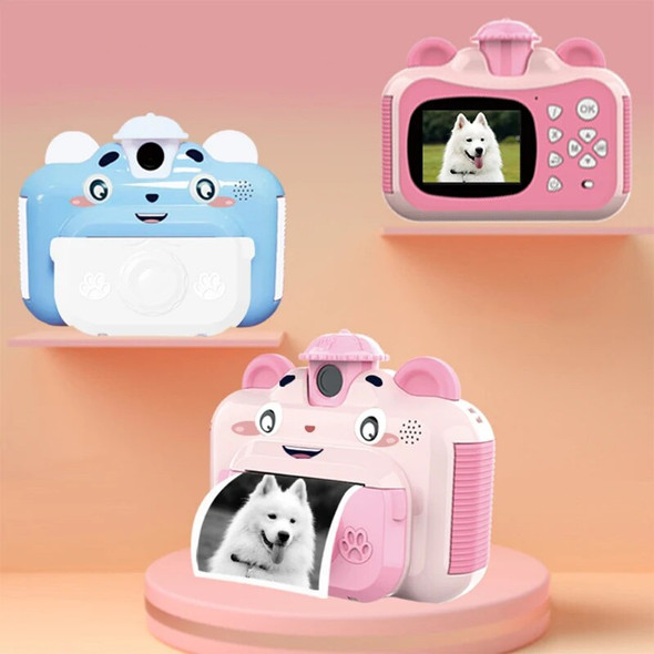 Kids Camera Instant Print Camera for Children 1080P HD Video Photo Camera Toys with 32GB Card