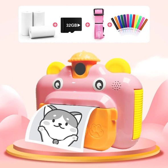 Kids Camera Instant Print Camera Children Digital Camera 1080P HD Video Photo Camera Toy with 32GB Card Thermal Printing Camera Kids Camera Instant Print Camera Children Digital Camera 1080P HD Video Photo Camera Toy with 32GB Card Thermal Printing Camera
