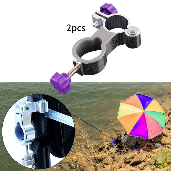 2Pcs Universal Fishing Chair Umbrella Stand Fits The Tube 25mm for Outdoors