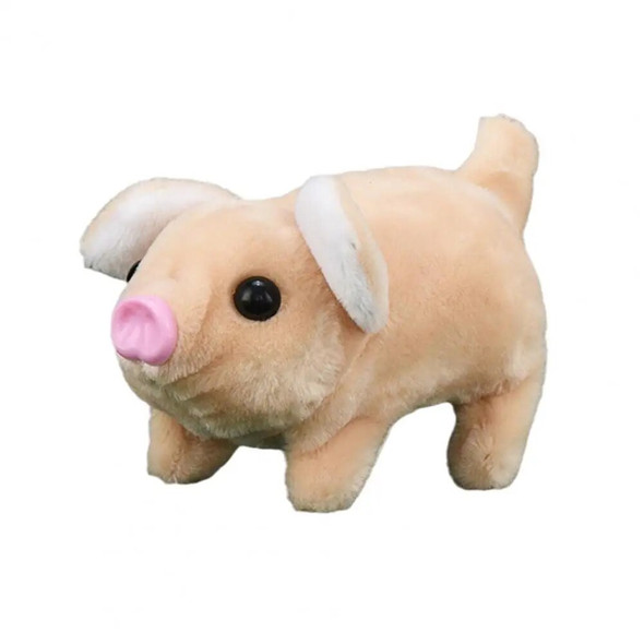 Simulation Walking Piggy Electronic Pet Plush Toy Pig Plushies Twitch Nose Tail Wagging Stuffed Animal Doll for Baby Gift