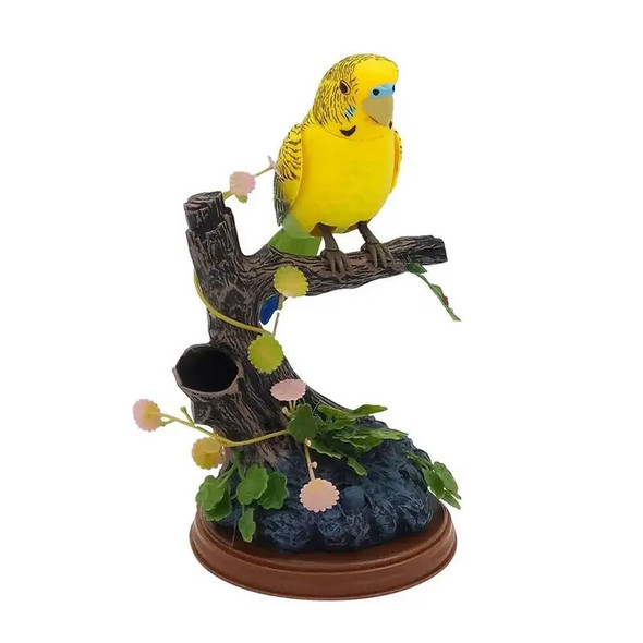 Electric Birds Voice Control Couples Parrots Toy Musical Magpie Talking Birds Electronic Pet Bird Model Electric Birds Voice Control Couples Parrots Toy Musical Magpie Talking Birds Electronic Pet Bird Model