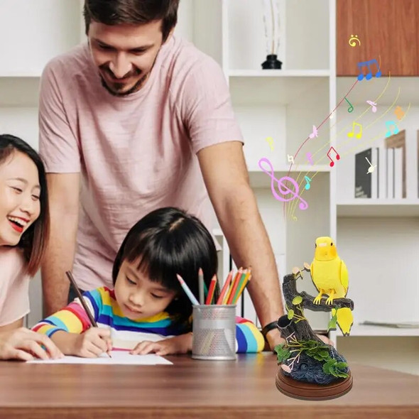 Electric Birds Voice Control Couples Parrots Toy Musical Magpie Talking Birds Electronic Pet Bird Model Electric Birds Voice Control Couples Parrots Toy Musical Magpie Talking Birds Electronic Pet Bird Model