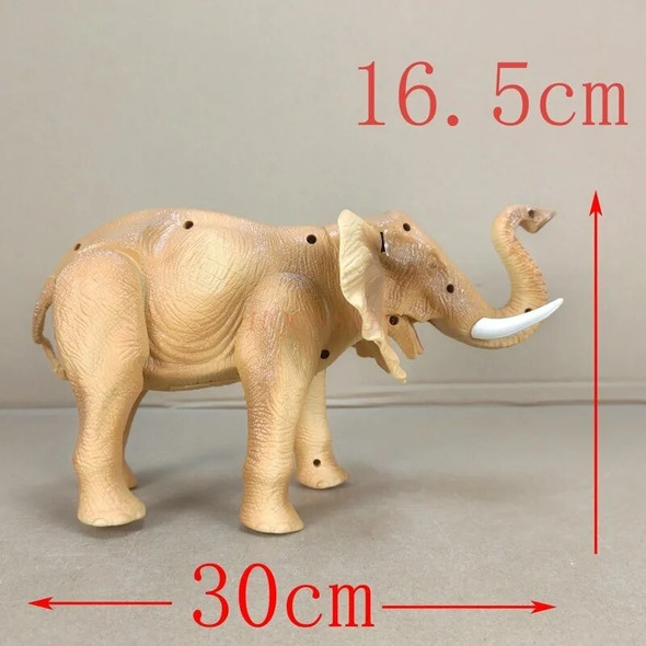 animal model Children's Toys Electric Toy Elephant Model Animal Cries Can Walk Plastic Educational electric toy elephant model