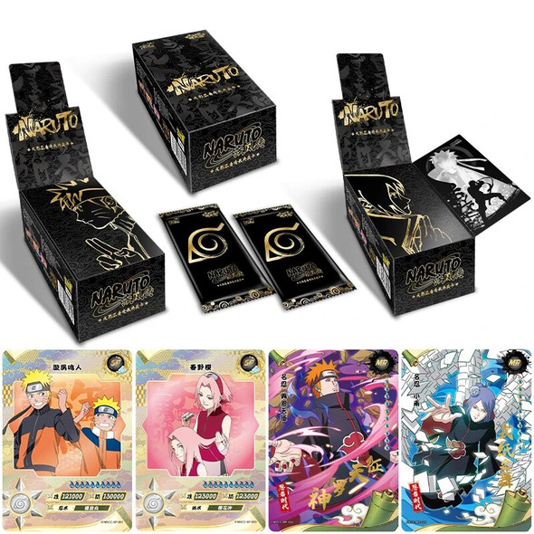 KAYOU Genuine New Naruto Card Inherited Collection Card Ninja Age Special Pack SP Uzumaki Naruto MR Pain Kids Game Card Gift Toy