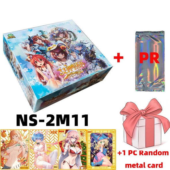 New Goddess Story 2M11 Box PR Card Metal Card Anime Games Girl Party Swimsuit Bikini Booster Box Doujin Toys And Hobbies Gift New Goddess Story 2M11 Box PR Card Metal Card Anime Games Girl Party Swimsuit Bikini Booster Box Doujin Toys And Hobbies Gift