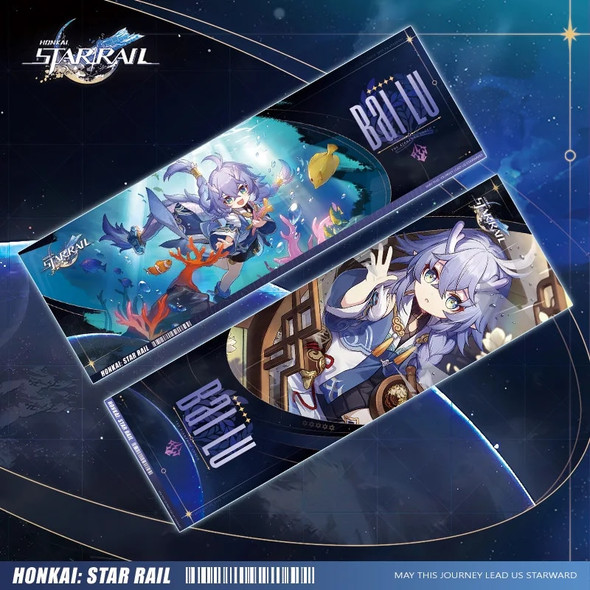 Honkai Star Rail Collection Cards Games Seele Bailu Clara Bronya Cosplay Props Anime Tarot Card Game Collection Cards Gifts Toys