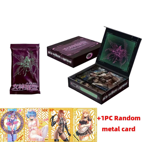 Goddess Story Collection Card ACG Goddess Alliance Sexy Bikini Booster Box Child Kids Game Cards Table Toys For Birthday Gift