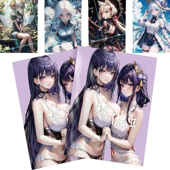 Goddess Story Collection Cards Beautiful Teenage Girl Uniform Black Silk Card Booster Box Game Toys Birthday Gift For Children