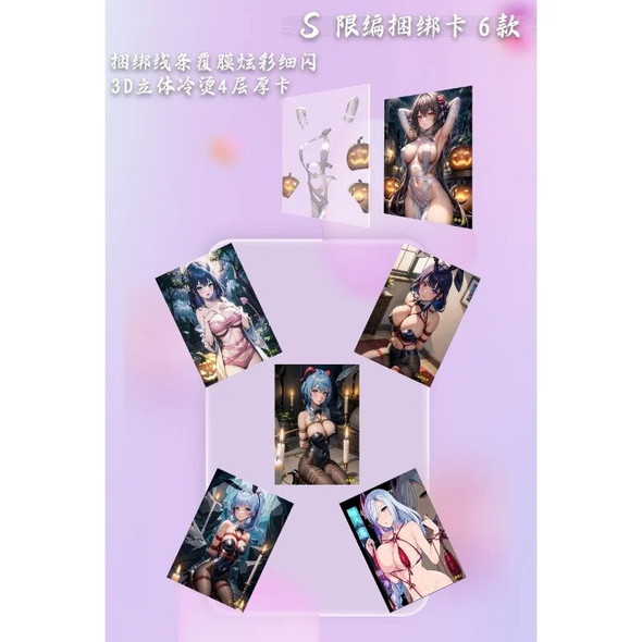 Goddess Story Collection Cards Beautiful Teenage Girl Uniform Black Silk Card Booster Box Game Toys Birthday Gift For Children