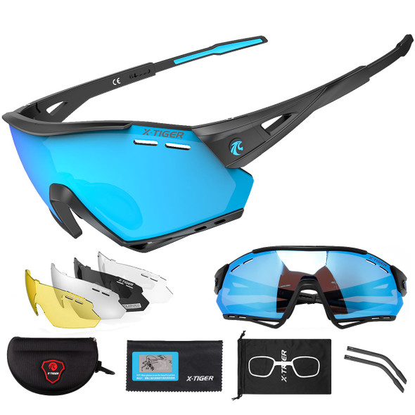 X-TIGER New Cycling Glasses MTB Bike Protection Eyewear Running Fishing Sports Men Women 5 Lens Polarized Bicycle Sunglasses X-TIGER New Cycling Glasses MTB Bike Protection Eyewear Running Fishing Sports Men Women 5 Lens Polarized Bicycle Sunglasses
