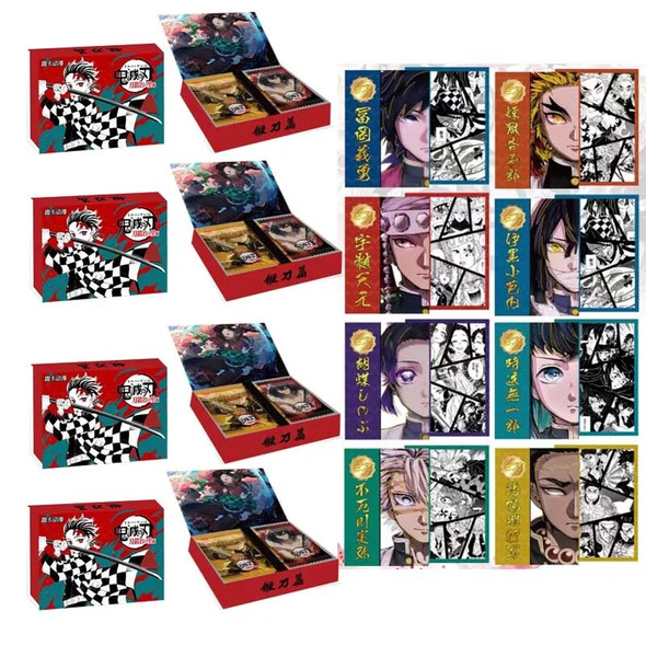 Wholesales Demon Slayer Collection Cards Packs Booster Box Game Cards Table Toys