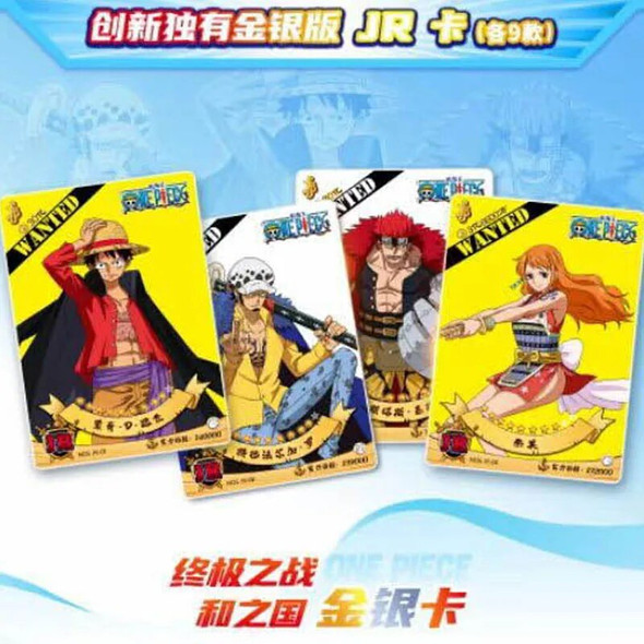 Wholesales Luffy Collection Cards Booster Box Storage Party Games Gifts For Birthday Children Trading Playing Cards