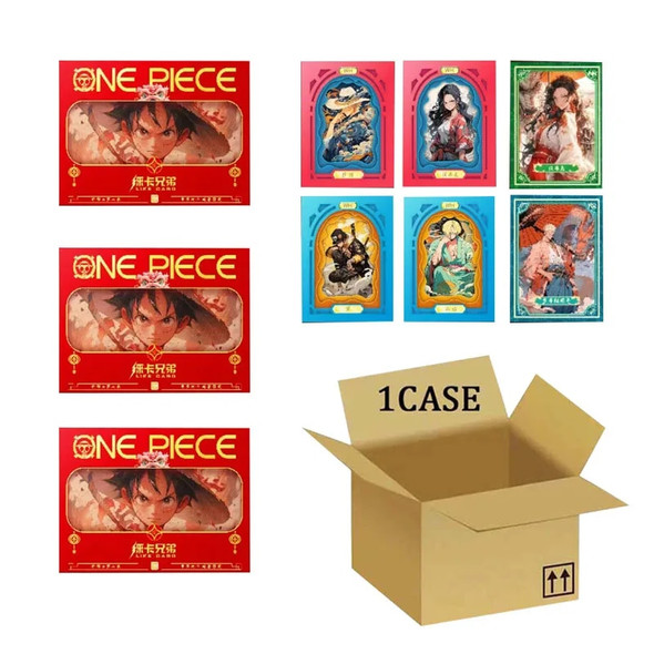 Wholesales  Luffy Collection Cards Booster Like Spring Festival TCG Anime 1case Board Games For Birthday Children