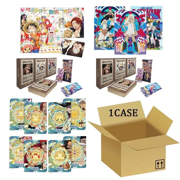 Wholesales One Piece Collection Cards Booster Lucky DEAD OR ALIVE MONKEY D LUFFY TCG Puzzle Anime 1case Board Games Cards