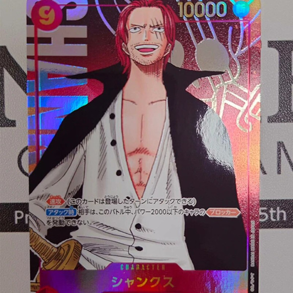 Anime One Piece Opcg Series Op01 Monkey D Luffy Shanks Yamato Boa Hancock Collection Card Children's Toys Board Game Card