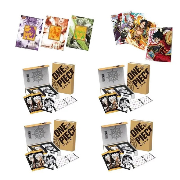 One Piece Collection Cards Graded Stamp Manga Card Booster Box Original Games For Family Party Games Gift Anime Card
