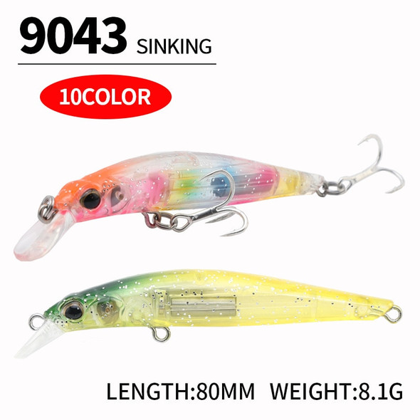 New 80mm 9.1g super magnet weight system long casting New model fishing lures hard bait 2023 quality wobblers minnow