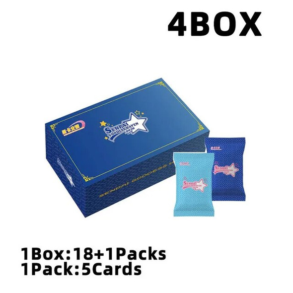 Wholesales SENPAI GODDESSHAVEN Collection Cards Packs Booster Box Board Party Games For Children Table Toys
