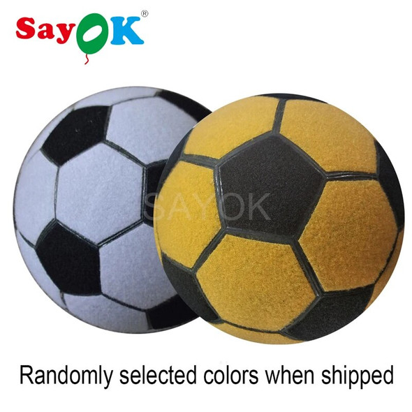SAYOK 5x5m Outdoor Inflatable Soccer Darts Board Giant Inflatable Football Score Board with Balls for Sports Games Party