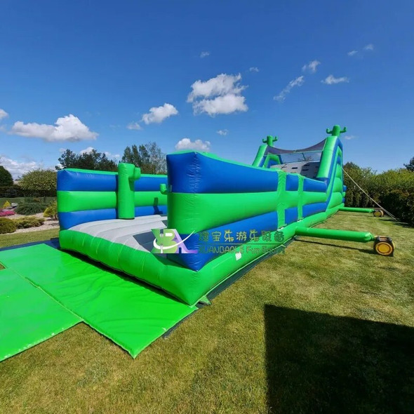 Birthday Party Event Rush Inflatable Obstacle Course Children Adult Bouncy Castle Running Game