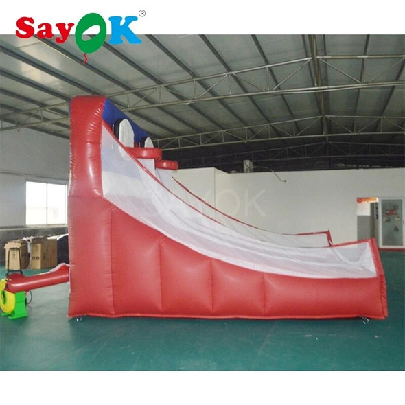4x3x3m Portable Inflatable Basketball Hoop Inflatable Basketball Shooting Game with Blower for Birthday/Party/Event/Family/Kid