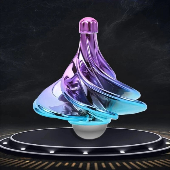 Pneumatic Gyro Decompression Toy Gyro Colorful Wind Blowing Rotating Gyro Pneumatic Spinning Top Fidget Toys For Children Gift