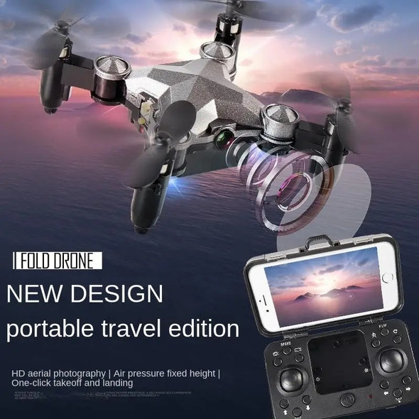 Mini Drones 4K Professional With 720P HD Cameras Photograph UAV Quadcopter Remote Control Aircraft Gift Creative Suitcase Toy