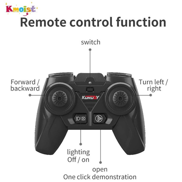 RC Tractor Trailer with LED Headlight Farm Toys Set 2.4GHZ 1/24 Remote Control Car Truck Farming Simulator for Children Boy Gift